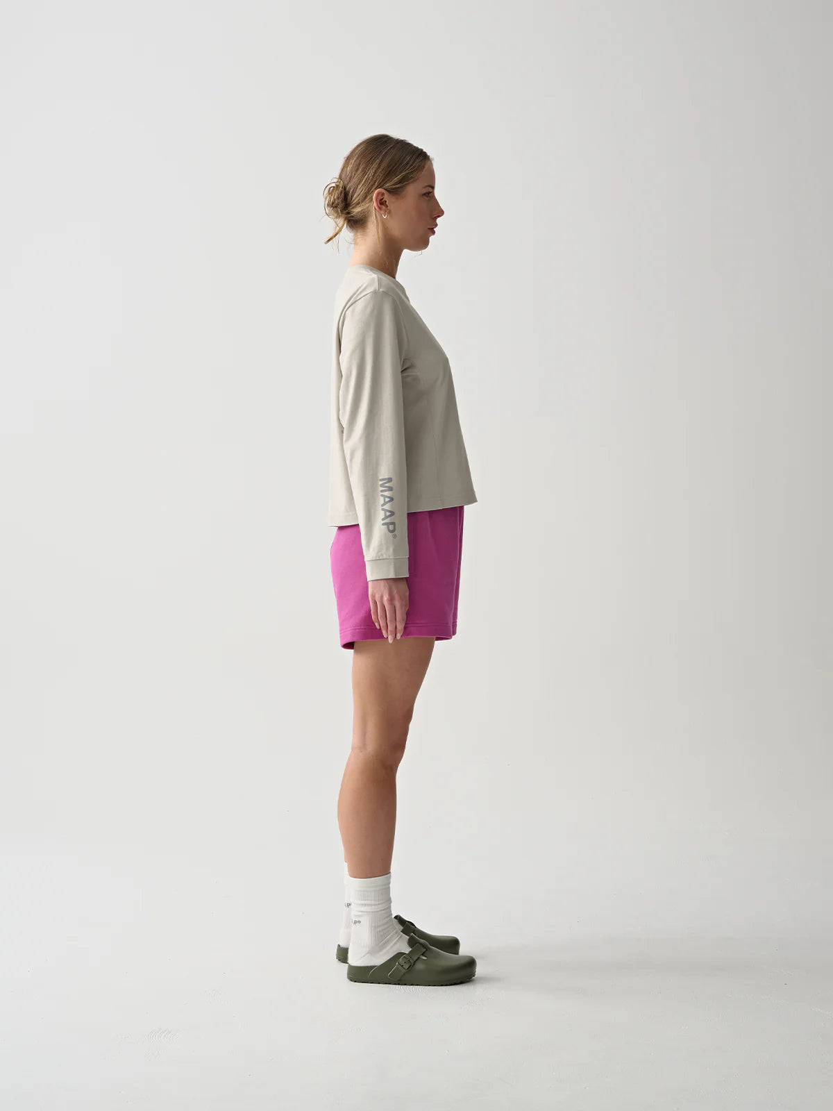 Damen Essentials Langarm-T-Shirt